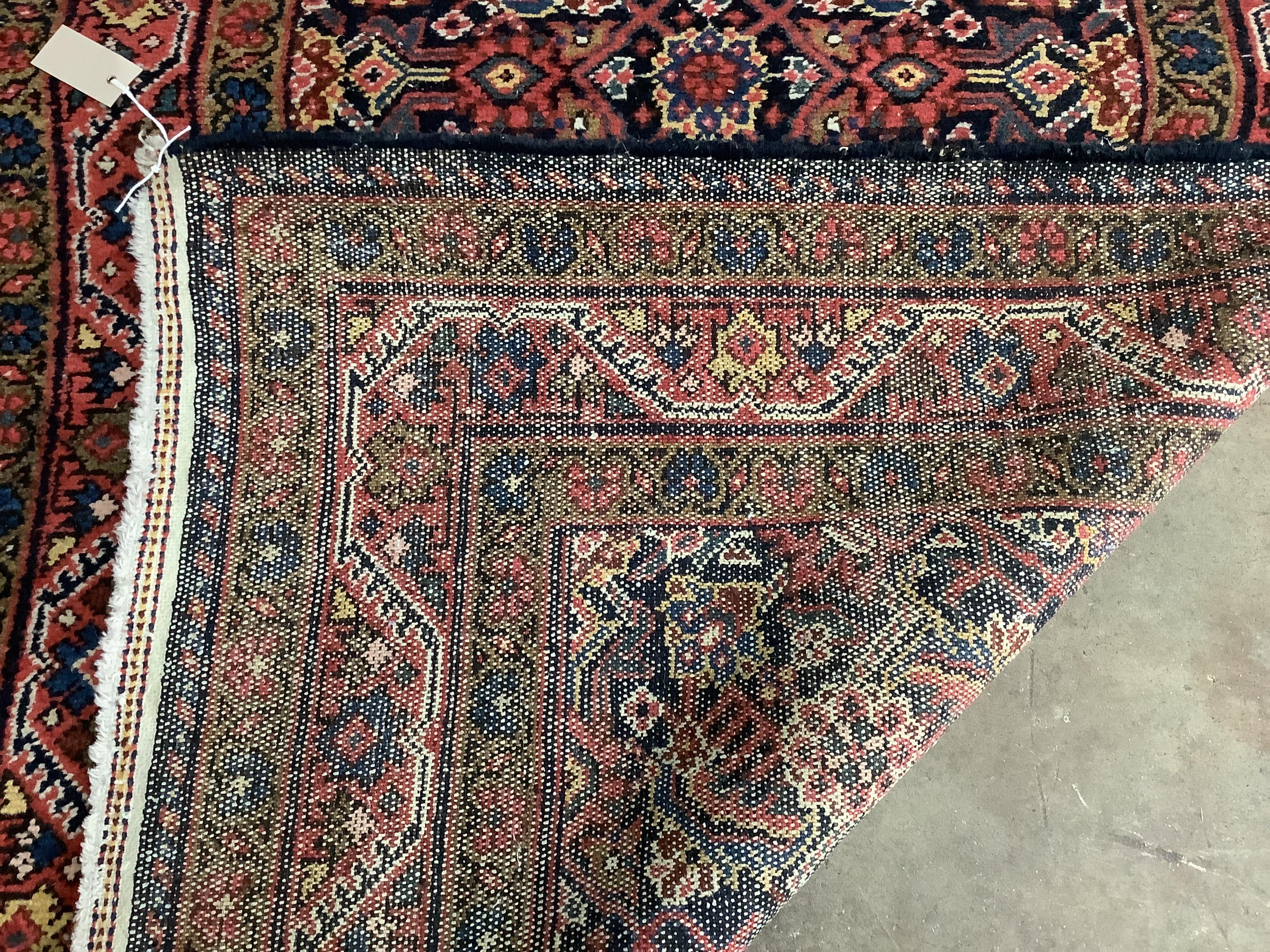 A North West Persian blue ground runner, 450 x 110cm